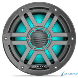 JL Audio - Głośniki morskie M200 7,7″ z diodami RGB LED, z maskownicą Grey Sport, para