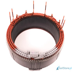 ARCO Zeus - alternator A225s 12V 225A, Typ montażu Single Foot, Plus na boku, Regulacja zewnętrzna, Koło pasowe 49 mm, Profil K6