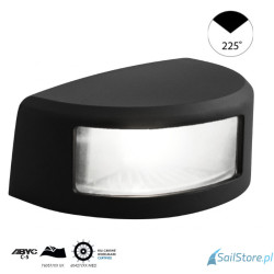 Lampa nawigacyjna NAVISLIM masztowa biała 225°, 2NM, 10-30V, montaż poziomy, obudowa czarna