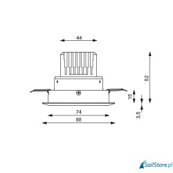 Lampy wpuszczane LED EB19