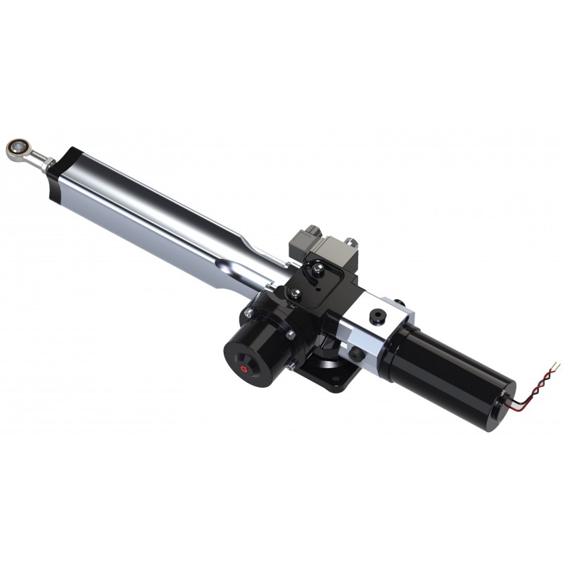 Hydrauliczny napęd liniowy autopilota